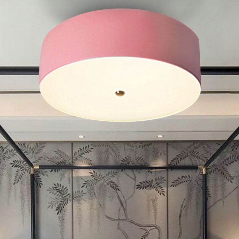 Luz de techo para dormitorio para niños, luz LED empotrada en forma de cúpula estilo nórdico