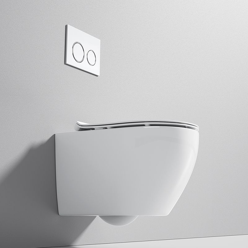 Modern Wall Mount Toilet Bowl One-Piece Urine Toilet for Bathroom