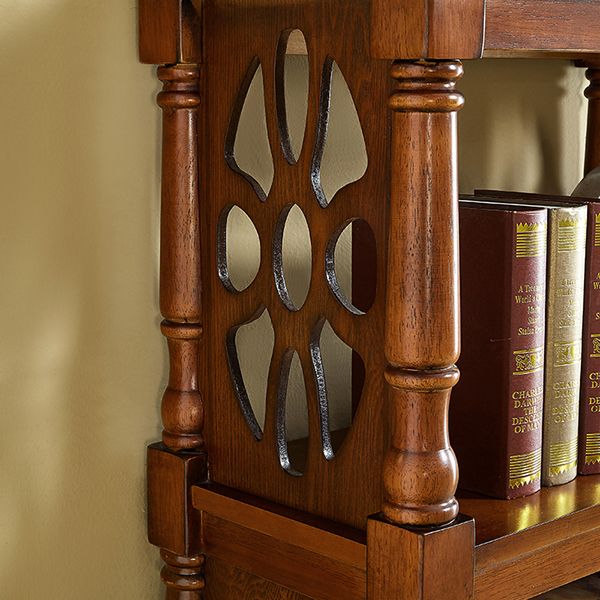 Scandinavian Study Room Bookshelf Solid Wood Etagere Bookcase