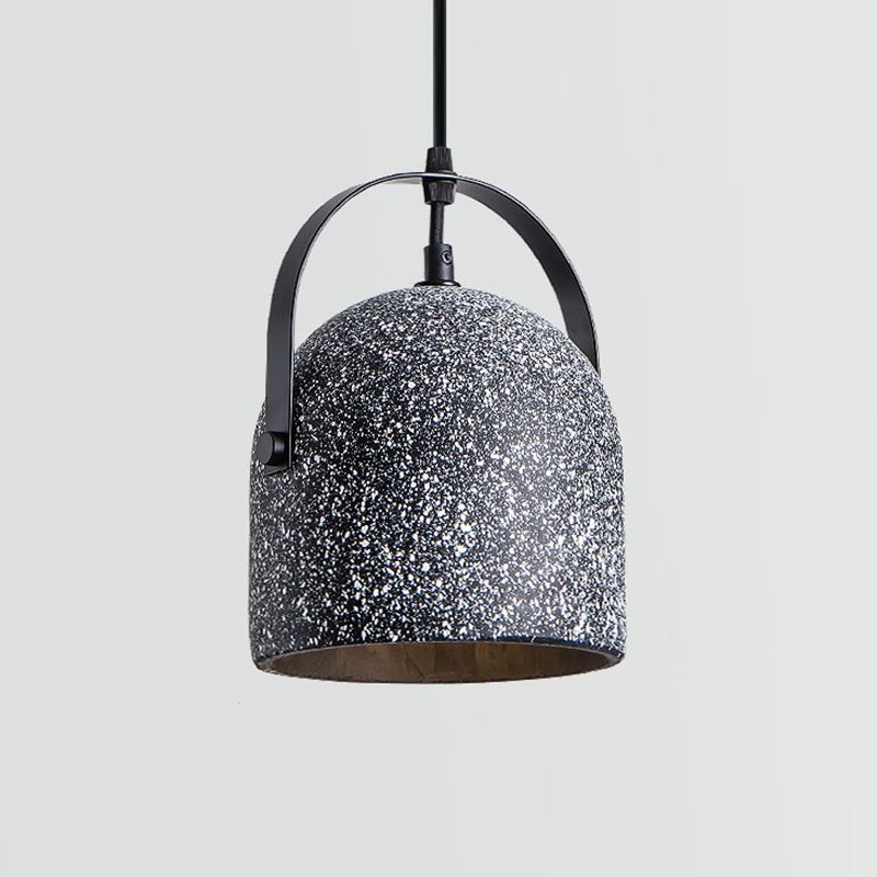 Einfachheit Glocken Schatten Suspension Licht Zement 1 Head Restaurant Anhänger Leuchte