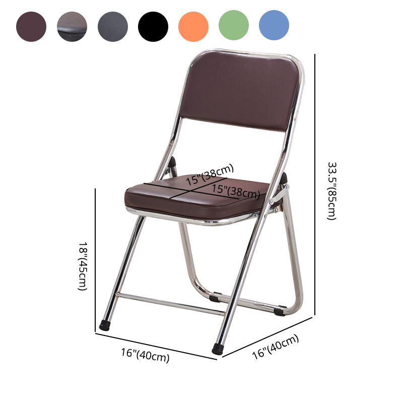 Silla lateral contemporánea de metal, tapicería sin brazos para el hogar, respaldo abierto, silla lateral de comedor