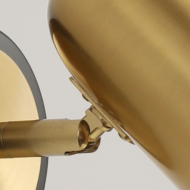 Modern Simple Metal Wall Light Cylinder Shape Rotatable Wall Lamp for Living Room