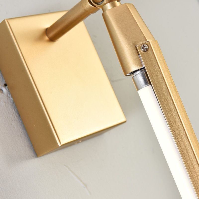 23.6" H Rotatable Long Strip LED Wall Sconce Contemporary Minimalism Style Lighting Fixture for Restaurant Cafe Shop