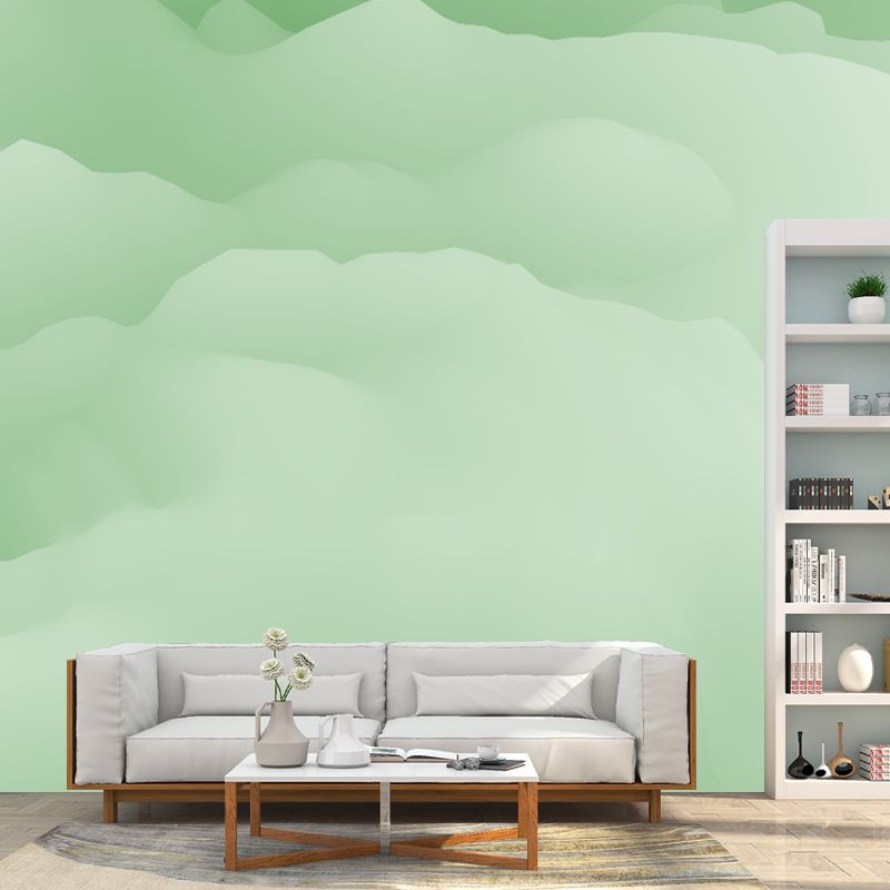 Mildew Resistant Abstract Style Mural Illustration Sitting Room Wall Mural