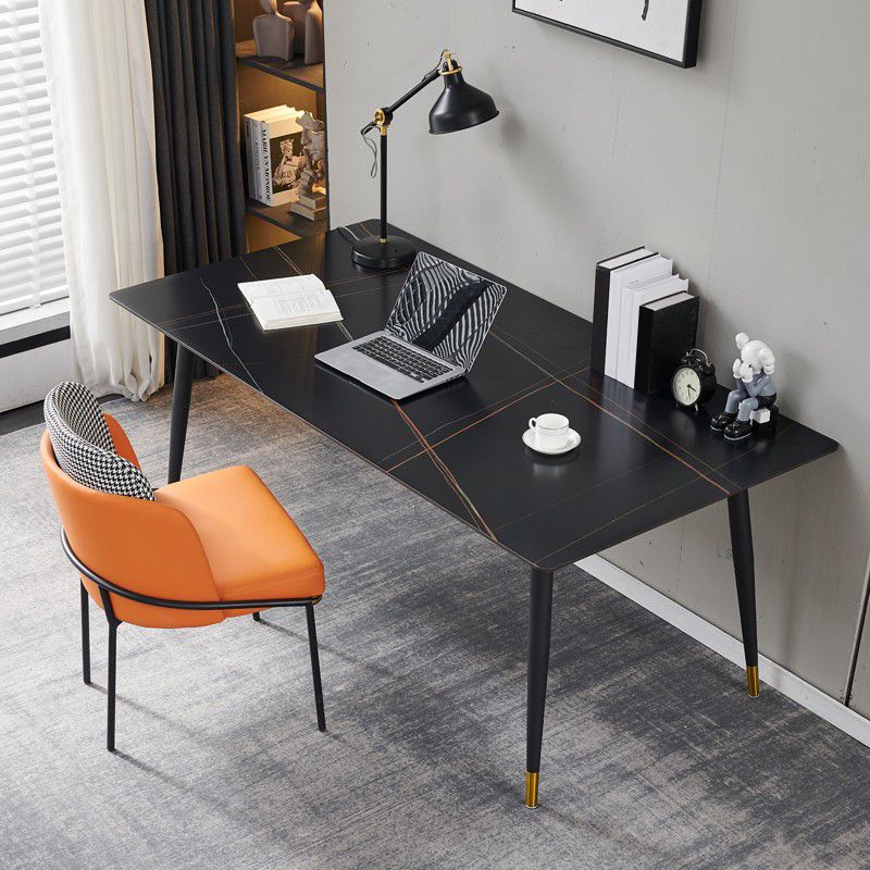 Sintered Stone Home Dining Table Industrial Rectangle Dining Room Table