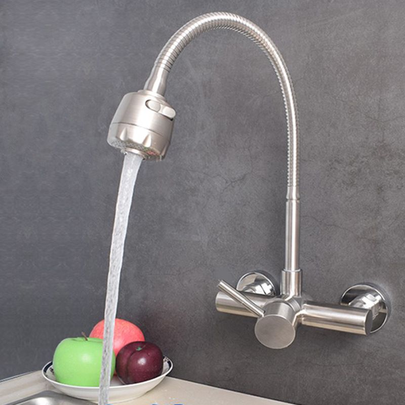 Modern Faucet 1-Handle 2-Hole Single Level Low Profile Pot Filler Faucet