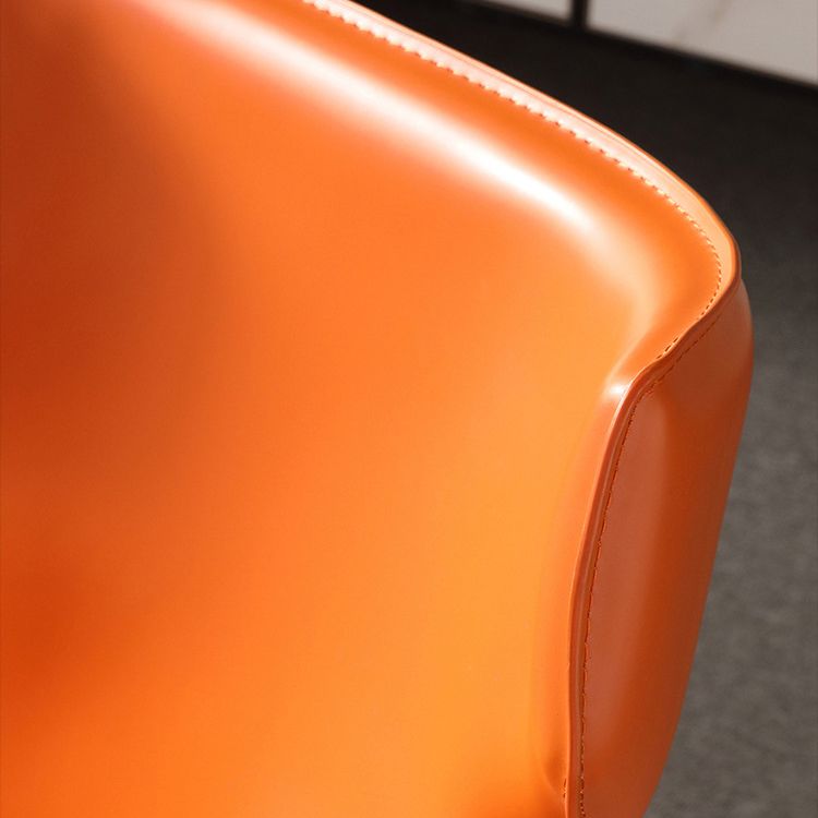 Contemporary Upholstered Armless Chair Kitchen Wingback Dining Chair