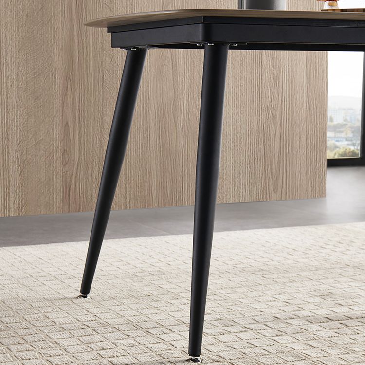 Matte Finish Stone Dining Table Set for Home 1/2/5/7 Pcs Modern Dinette Set