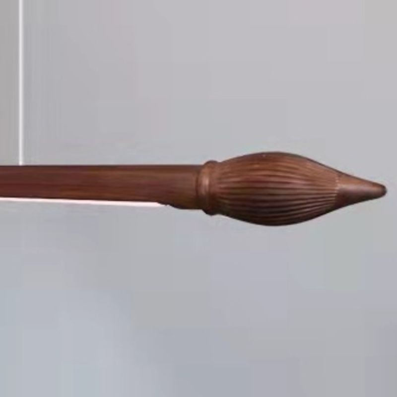 LED Bar 1 - Light Kitchen Island Lighting Black Walnut Contemporary Pendant Ceiling