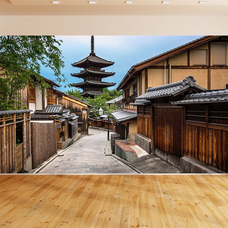 Home Decor Antique Town Mural Decal Customized Contemporary Wall Art for Kitchen