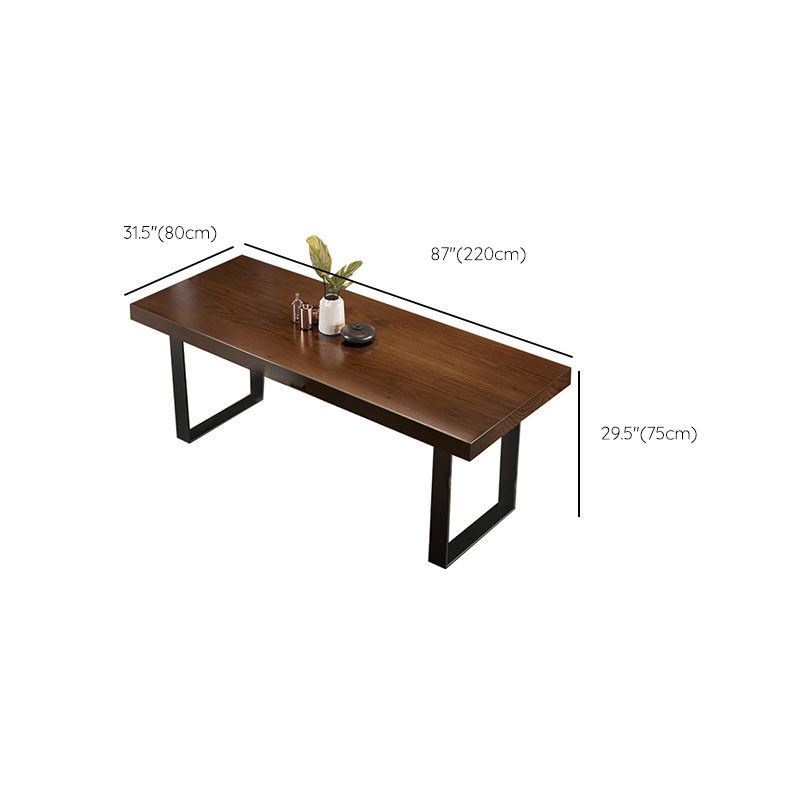 Rectangle Dining Table Set 1/5/7 Pcs Solid Wood Dining Table and Chairs