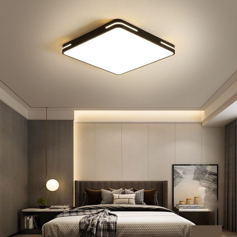 Acrylique Flush Ceiling Light Fixture 1-Light Modern Style Flush Mount Lighting