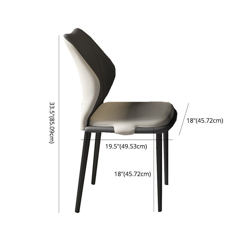 Modern Sintered Stone Dining Room Set Standard Height with 4 Legs Base Dining Furniture