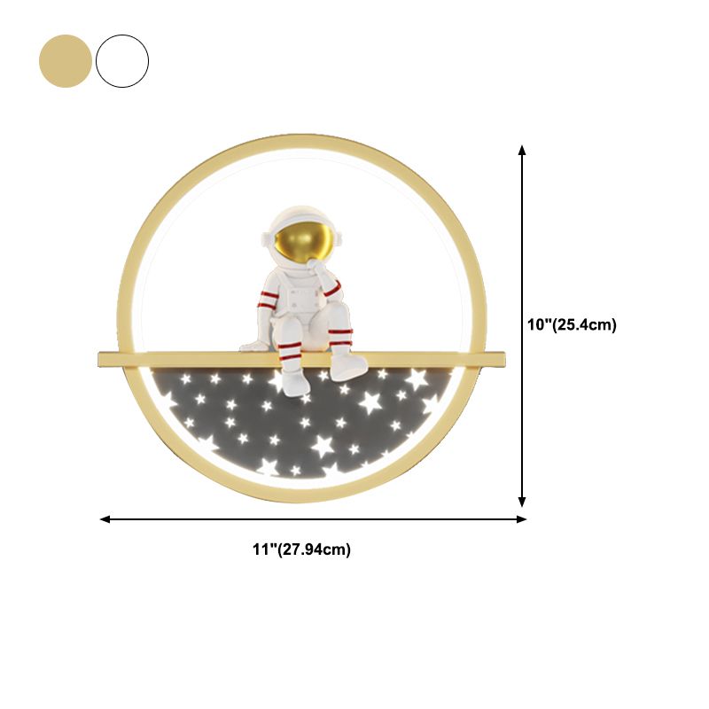 Simple LED Wall Mount Light Modern Style Wall Light with Acrylic Shade for Bedroom