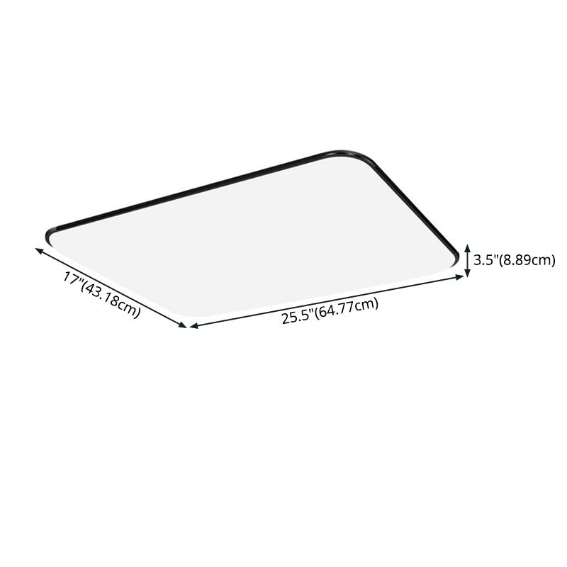 Lámparas de techo empotradas geométricas de aluminio, luz empotrada LED de 1 luz de estilo moderno