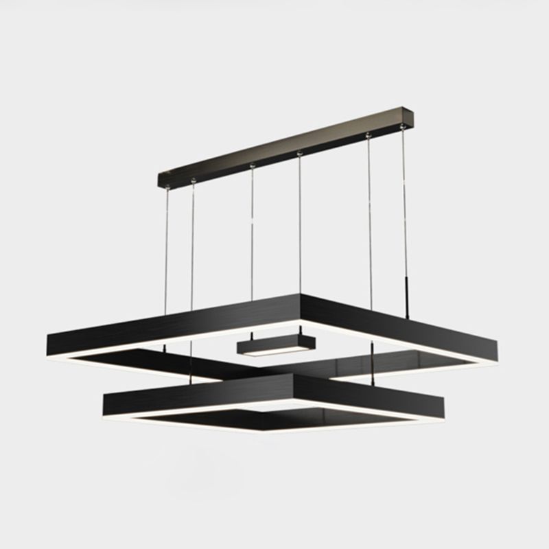 Modern Chandelier Lights Multiple Squares Chandelier Lighting Fixtures