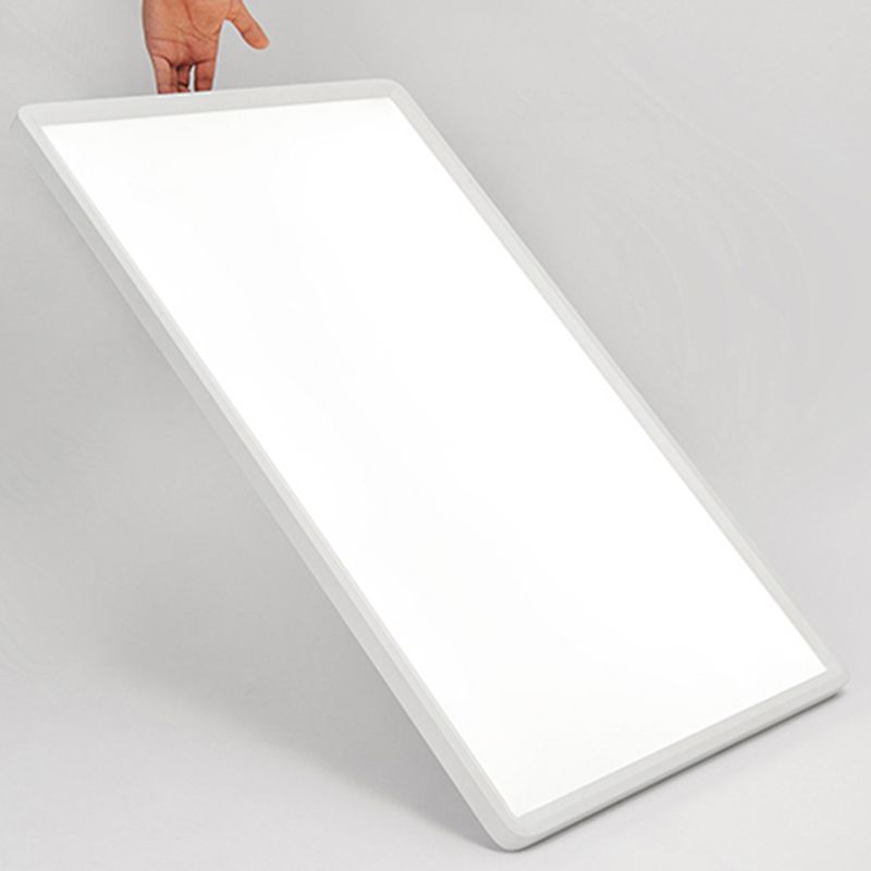 Éclairage de plafond affleurant blanc de lumières montées par plafond modernes carrés de LED