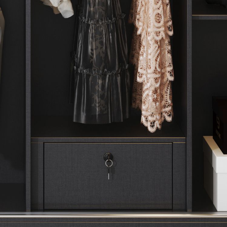 Sliding Engineered Wood Wardrobe Cabinet Modern Wardrobe Armoire