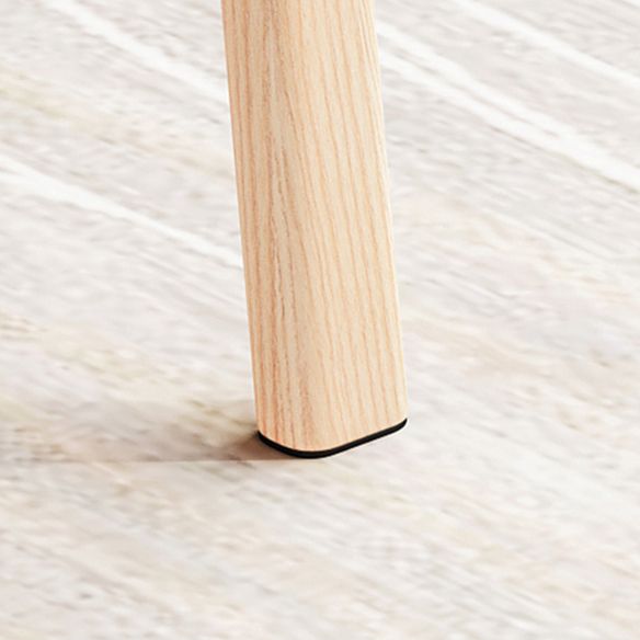 Modern MDF Top Rectangle Shape Dining Set Standard Brown Dining Set With 4 Legs Table