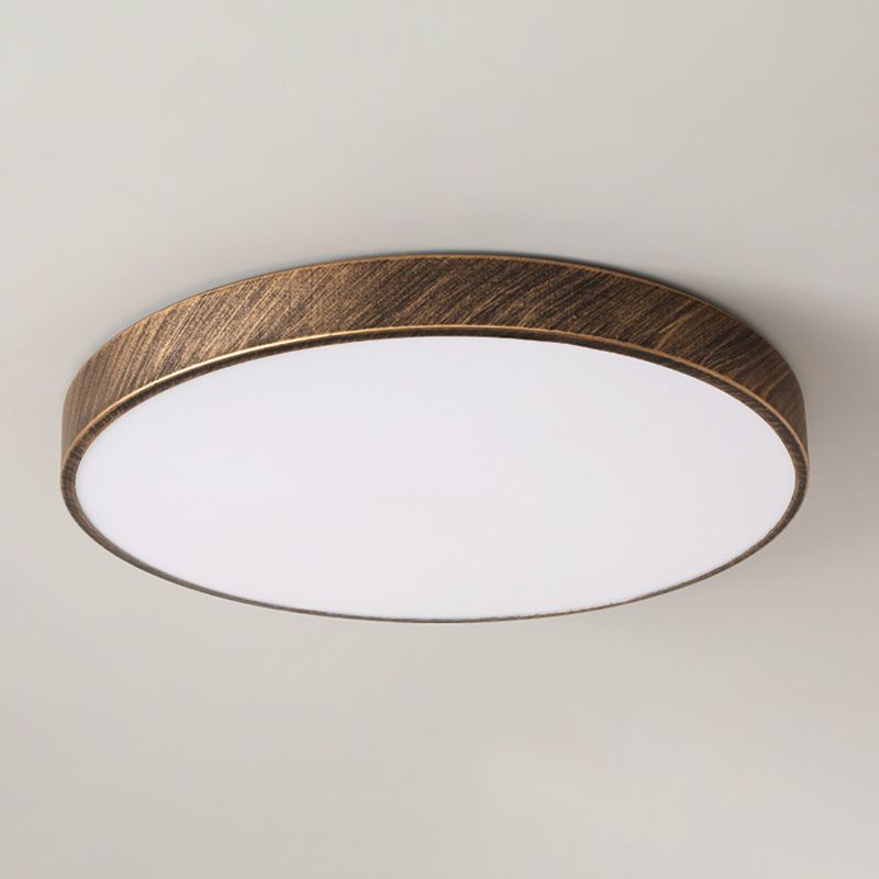 Modern Simple Flush Mount Ceiling Lamp Round Flush Lamp for Living Room