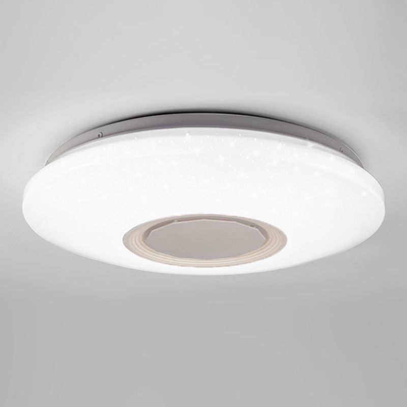 Modern Minimalist Style LED Flush Mount Ceiling Fixture Phone Control Light Bedroom Light