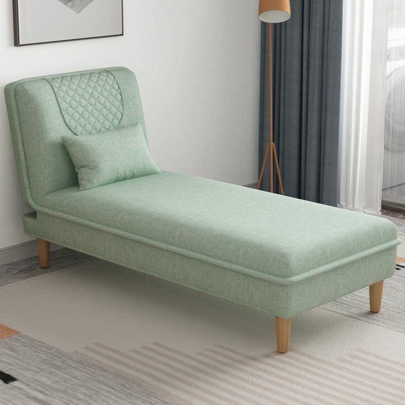 Contemporary Upholstered Chaise Lounge Couch Armless Chaise Lounge Chair