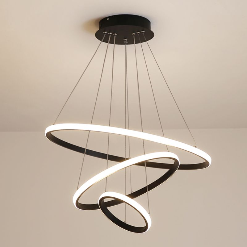 Contemporary Chandelier Lighting Fixture Multi-tier Chandelier Pendant Light for Bedroom