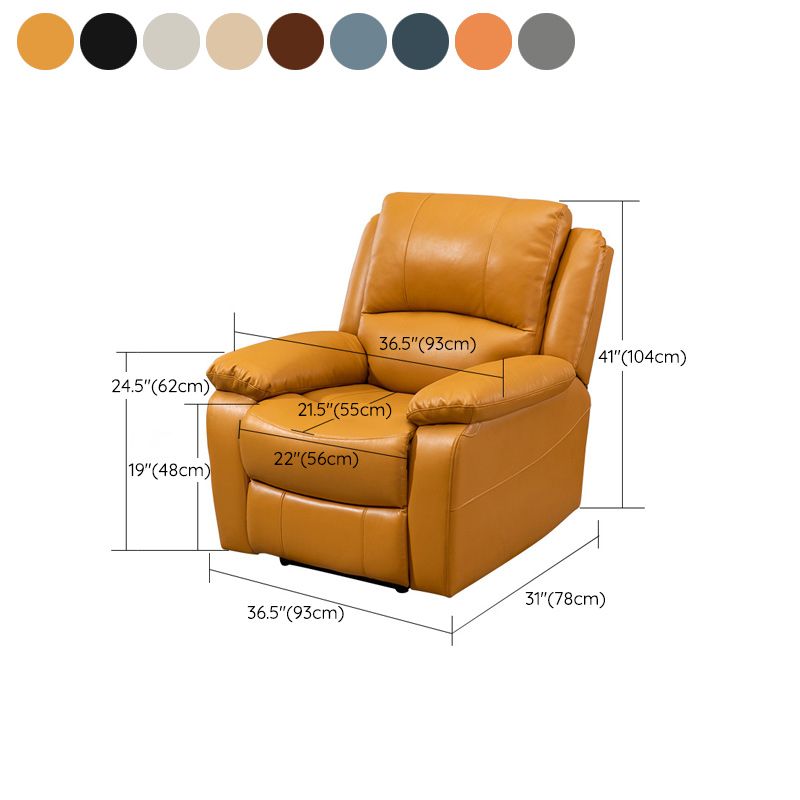 Solid Color Standard Recliner Modern Minimalist Home Single Recliner