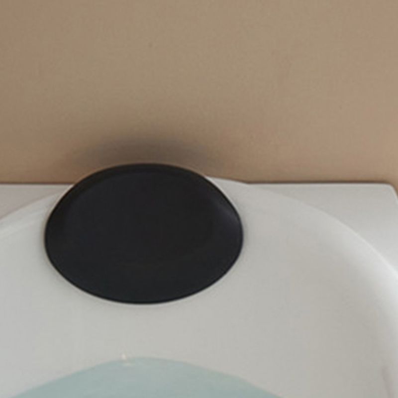 Modern Acrylic Corner Bathtub Soaking/Whirlpool Back to Wall Bathtub