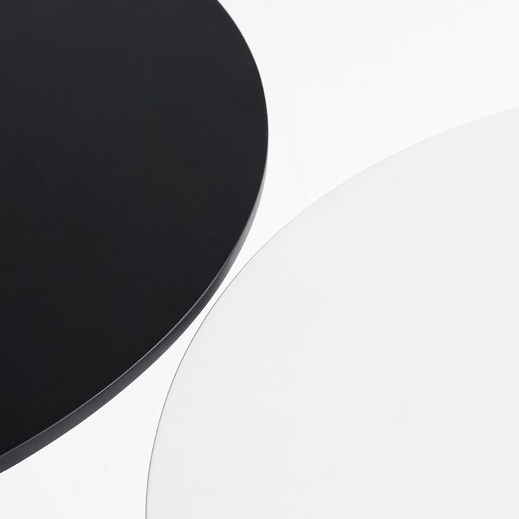 Contemporary Round Shape Dining Table Standard Kitchen Dining Table with Pedestal Base