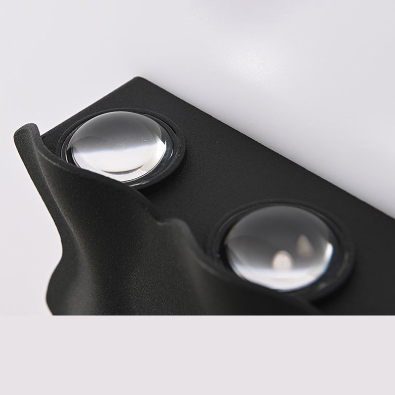 Matte Black Metal Simplicidad LED LECH LEAP LECHE MODERNA DEL ALTO MODERNO LUCHAS DE ACONCE