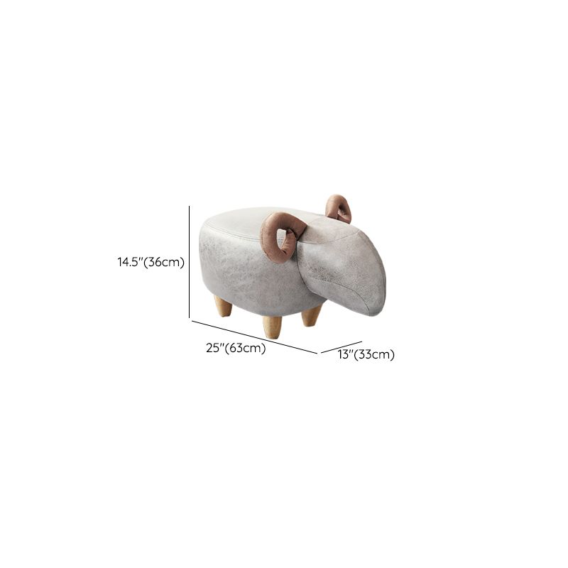 White Modern Standard Trea Resistant Sheep Shape Standard for Living Room