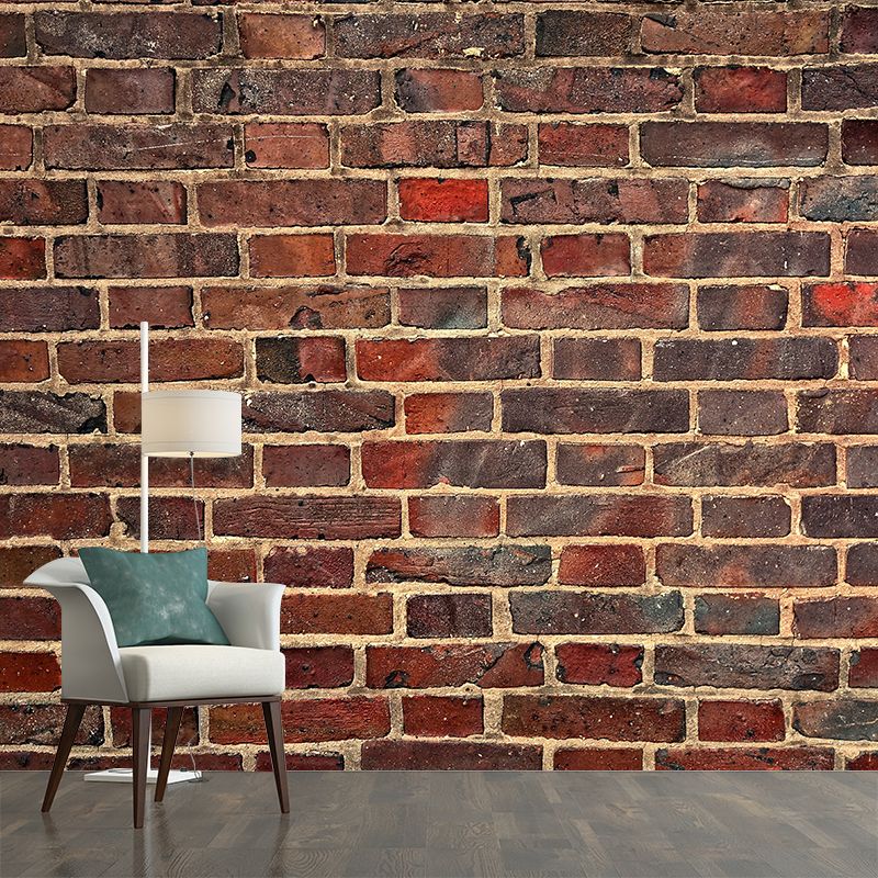 Vintage Style Old Brick Mural Home Decoration Moisture-Resistant, Optional Size