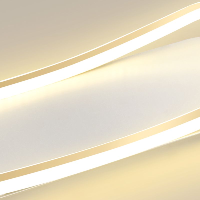 Modern Linear Ceiling Light Simple LED Ceiling Mount Lamp for Living Room Bedroom