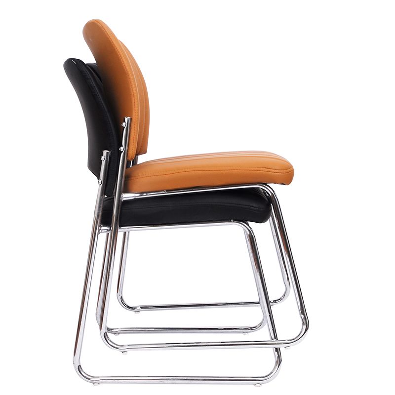 Modern Style Task Chair Mid-Back Ergonomic Armless Office Chair