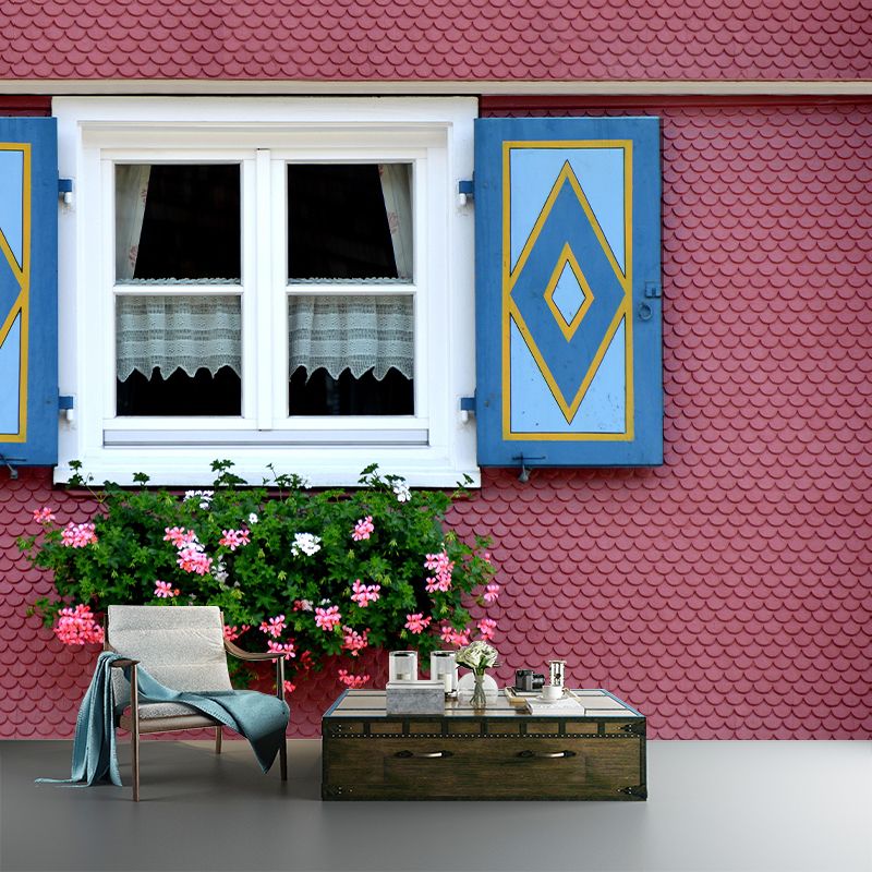 Construction Mural Modern Style Stain Resistant Decorative Wall Art for Home