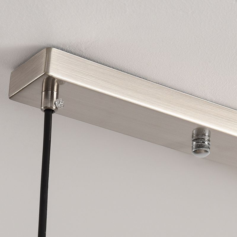 Black/White/Nickle Kitchen Island Lighting 3/4-Light Modern Island Pendant Lighting