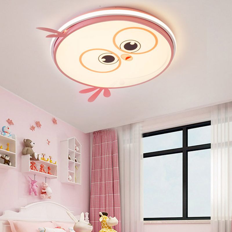Novità Animal Flush Mount Lighting Cartoon LED Massimale Montato Lampada per Baby Room