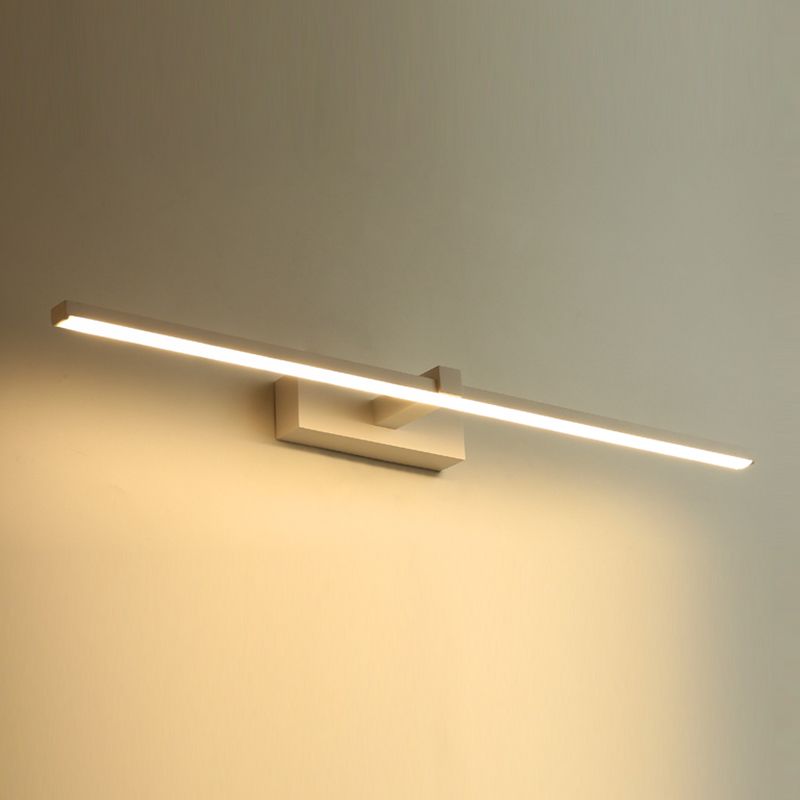 Lampada sconde in metallo moderno a parete a 1 luci per il bagno