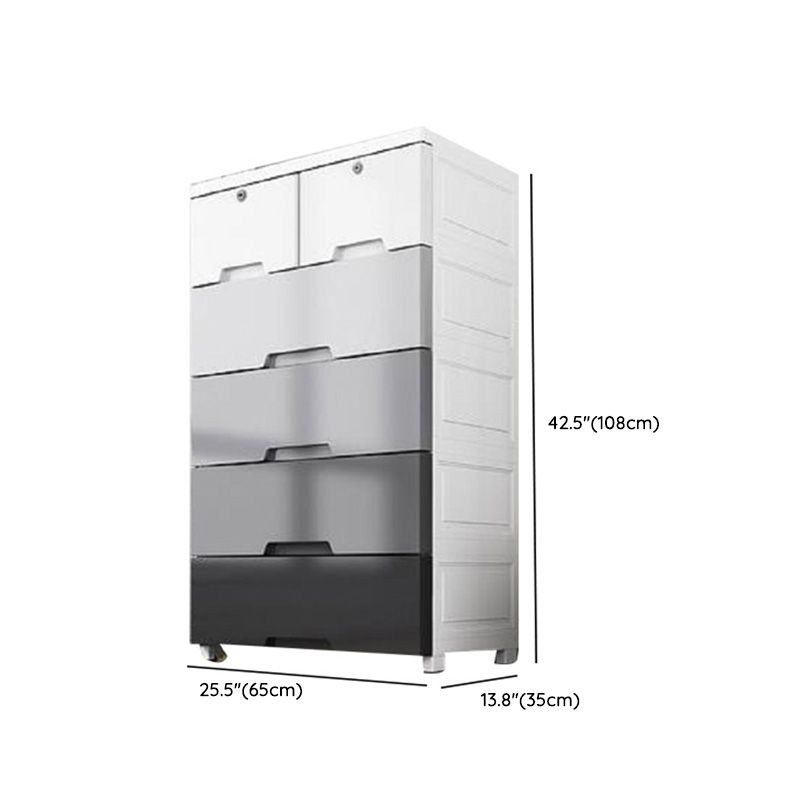 Rectangular Plastic Storage Cabinet Teen Style Simple Bedroom Wardrobe