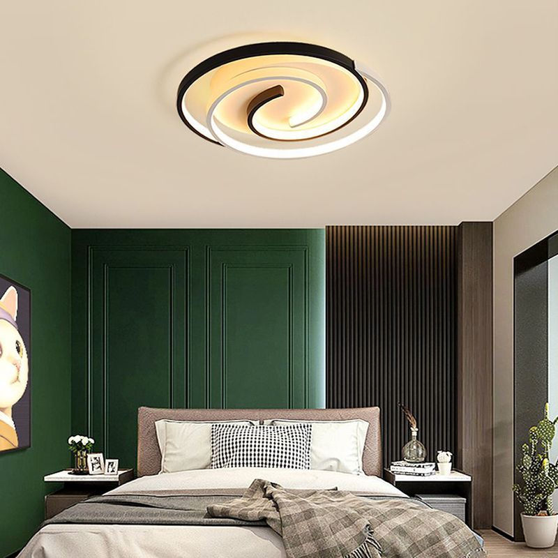 Modern Style Flush Mount Ceiling Light Minimalist LED Geometry Ceiling Lamp