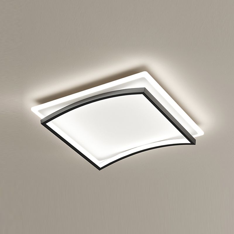 Iluminación de montaje empotrado Simplicity con luces de techo LED empotradas con pantalla acrílica