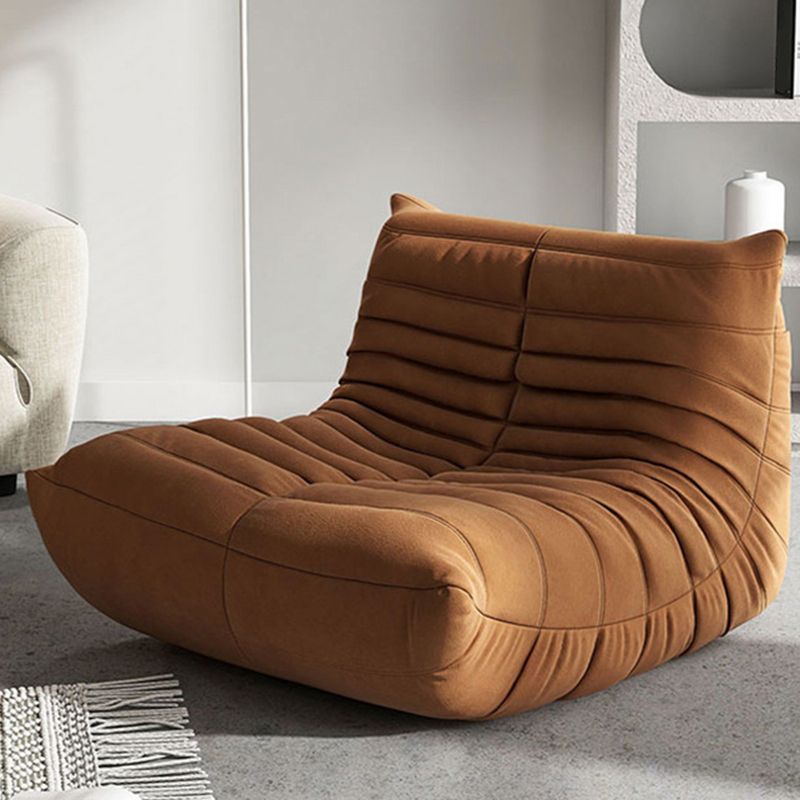 Modern Parsons Chair, Solid Color Accent Chair with Biscuit Back