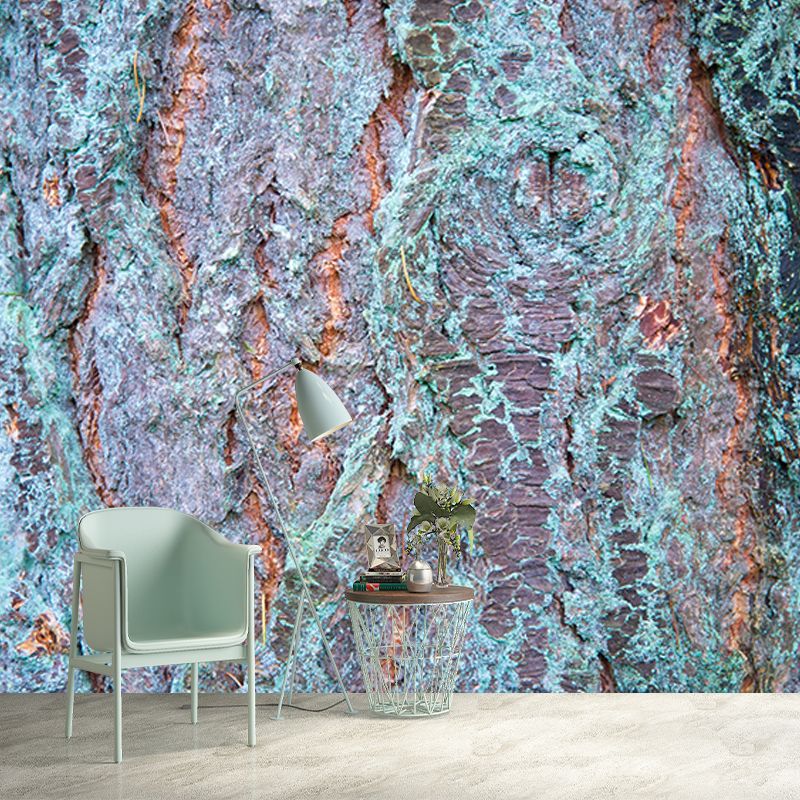 Eco-friendly Wood Grain Mural Mildew Resistant Decorative Living Room Wall Mural