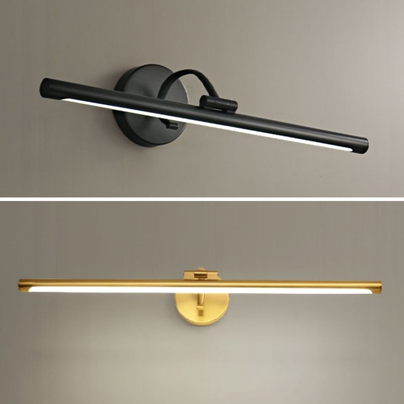 Adjustable LED Mirror Front Light 1-Light Vanity Light with Acrylic Shade for Bathroom