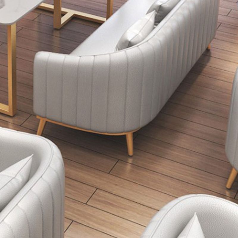 25.59" W x 29.52" H Sloped Arm Sofa Contemporary Standard Sofa with Tight Back