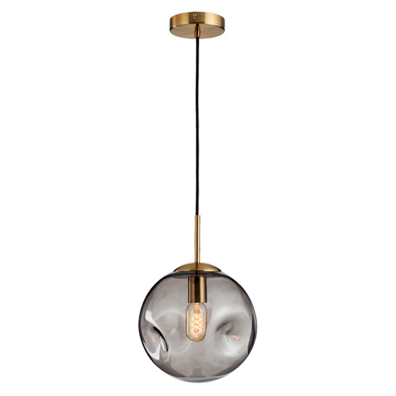 Unregelmäßiger Glasball 1-Licht-Mini-Anhänger Leuchtt moderne minimalistische Hängende Beleuchtung für Esszimmer Küche
