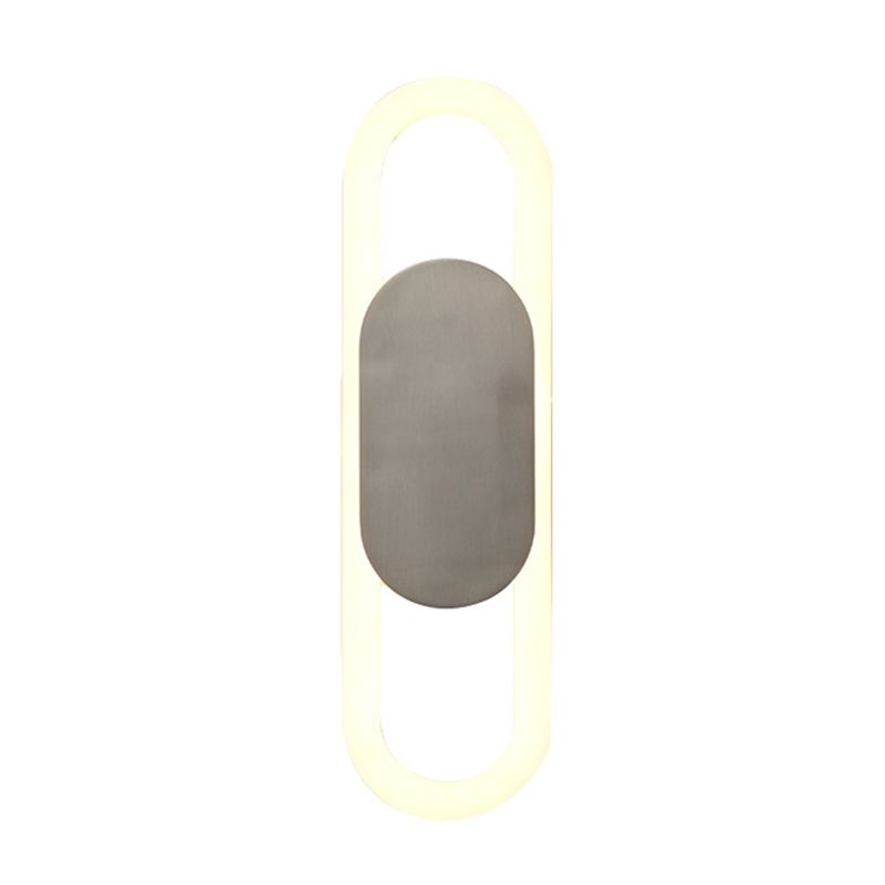 Bedroom Living Room Sconce Lighting Oval Shape Modern LED Wall Mounted Fixture