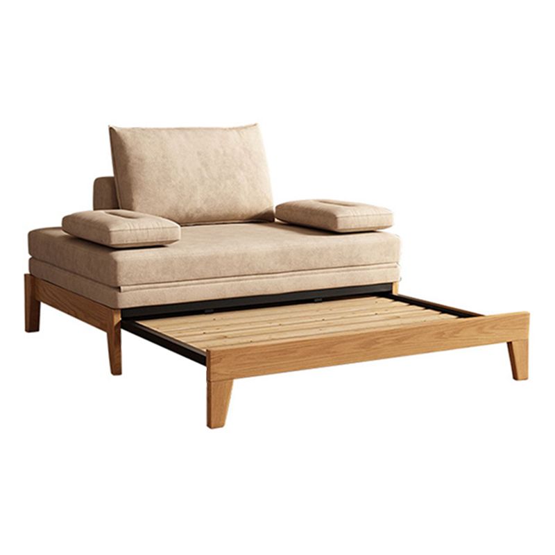 37" Wide Contemporary Futon Sofa Bed Pillow Back Sleeper Sofa