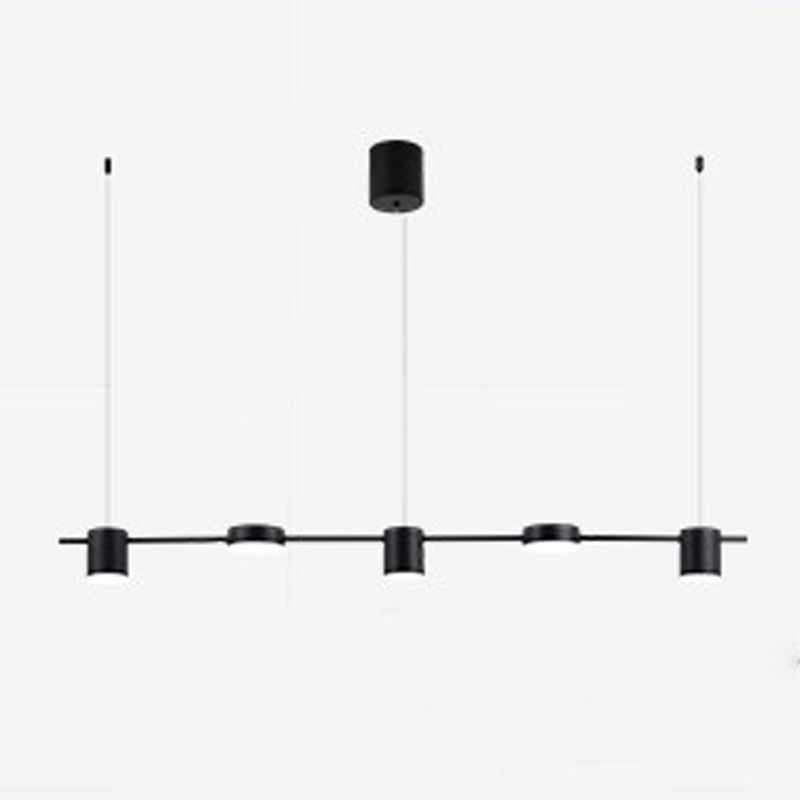 Cylinder Island Lighting Fixtures Contemporary Metal Island Lighting Ideas